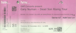 Glasgow Ticket 2011